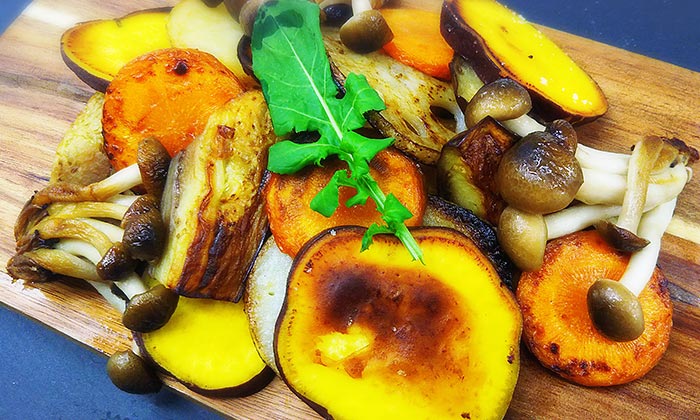シンプルで簡単!「秋が旬のグリル野菜セット」のレシピ(作り方)